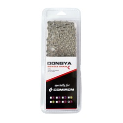 Велосипедная цепь DONGYA CHAIN 12 speed D12 SILVER ГОСТ 30442-97 ISO 9633 /уп 50/