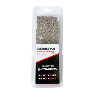 Велосипедная цепь DONGYA CHAIN 12 speed D12 SILVER ГОСТ 30442-97 ISO 9633 /уп 50/