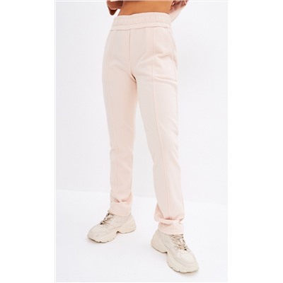 Брюки спорт F312-0851 pale beige