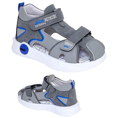Туфли летн Kenka 24-132 grey