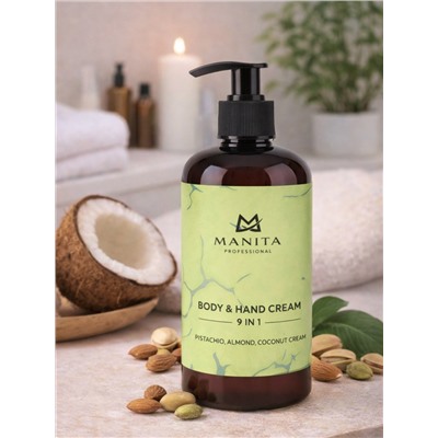 Manita Professional Парфюмированный крем для рук и тела / Pistachio, Almond, Coconut Cream, 300 мл