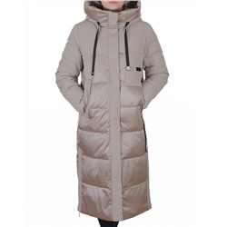 A81 BEIGE Пальто зимнее женское (200 гр. холлофайбер)