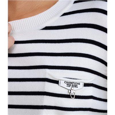 Джемпер #КТ712, белый