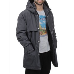 8891 DK. GRAY Куртка мужская зимняя облегченная (130 гр. холлофайбер)