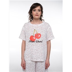 Блузка из муслина с принтом