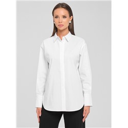 Блузка белая с потайной застёжкой