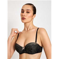 Бюстгальтер Balconette жен. Lovitta черный Infinity Lingerie