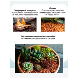 Крошка шамотного кирпича «Рецепты дедушки Никиты», фр 5-20, 1 кг