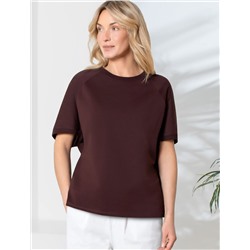 Футболка свободная из футера двухнитки с эластаном