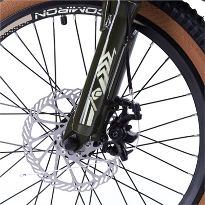 Велосипед 20" рама 12" 7sp COMIRON REBEL милитари хаки