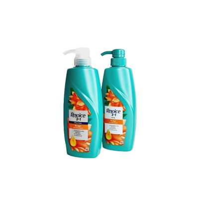 Набор шампунь и кондиционер для придания гладкости волосам от Rejoice 3in1 Rich Smooth Shampoo 370ml + Conditioner 370ml