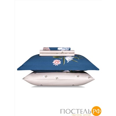 CASSIA ЗАРА КПБ 145х215-1/160х215-1/50х70-2, 4 пр., хл./сатин