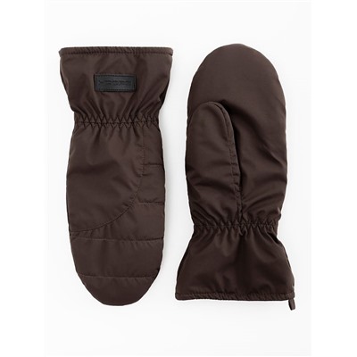 Варежки женские коричневый