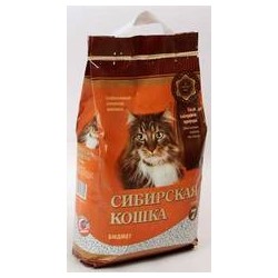Наполнитель 3л БЮДЖЕТ (впитывающий) СИБИРСКАЯ КОШКА