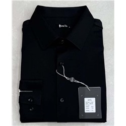 014J Мужская рубашка JenTa черный