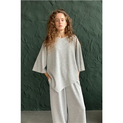 Блузка женская  ASY105/01/Серый меланж