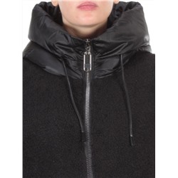 D6816 BLACK Куртка зимняя женская  KARERSITER (200 гр. холлофайбера)
