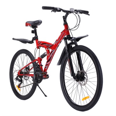 Велосипед 26" рама 18" 21sp KRYPTON PHANTOM красный тёмный огонь