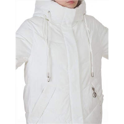 YR-6612 WHITE Куртка зимняя женская (150 гр. холлофайбер)