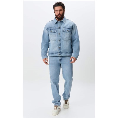 Куртка джинс P611-1286 l.blue