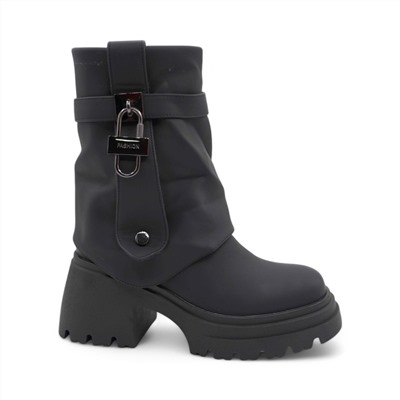 Ботинки демисезонные А154-5 черные п/п