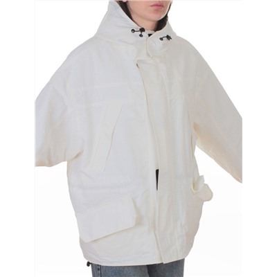 3090 WHITE Куртка демисезонная женская (100 гр. холлофайбер)