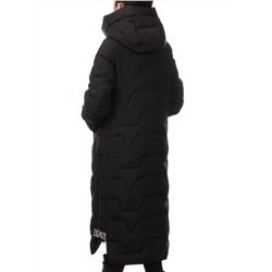 H268 BLACK Пальто зимнее женское (170 гр. холлофайбер)