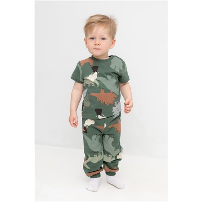 Брюки лесной мох, динопарк к492 Crockid