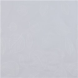 Штора для ванной «Осень», с люверсами, с утяжелителями, PEVA, 180×180 см, белая