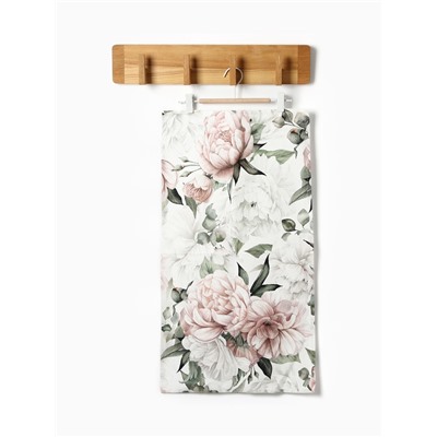 Полотенце «Этель. Пионы», 40×73 см, 100% хлопок, саржа 190 г/м²