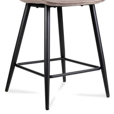 Стул барный SB-006 Светло-коричневый Velvet G062-13 / GBAR8060A-1 /уп 2/