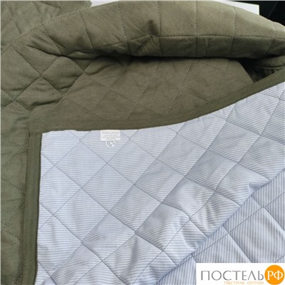 Покрывало HAMPTON 35% лён,35%тенсель,30% хлопок olive (оливковый) 240X260, 50х70 (2шт.) CASUAL AVENUE / Lappartement