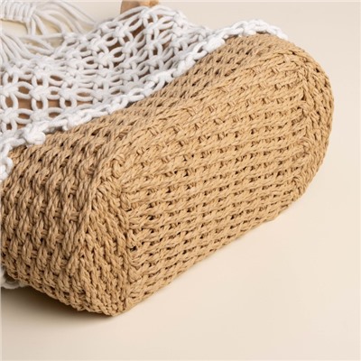 Сумка женская SL Home, ручное плетение, хлопок, 27×48 см