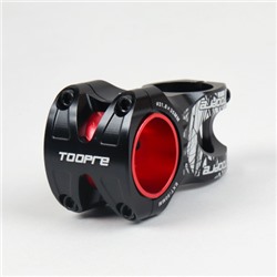 Вынос руля алюминиевый усиленный TOOPRE EXT-50. Длина: 50MM. Под руль: 31,8 ММ. 6061 T6 . TECH:  CNC. Черный /уп 50/