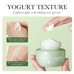 Питательный крем для лица с экстрактом авокадо SADOER The Organic Avocado Silky Hydrate Cream, 50 гр.
