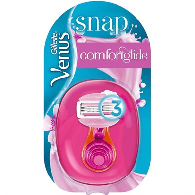 Gillette женский станок VENUS SNAP with Breeze (Станок + 3 кассеты)