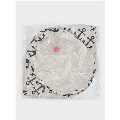 Корзина для белья Доляна «Якорь», 40×40×48.5 см, МИКС