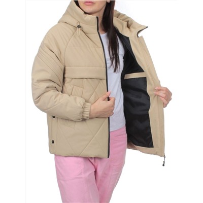 285 BEIGE Куртка зимняя облегченная женская (верблюжья шерсть)