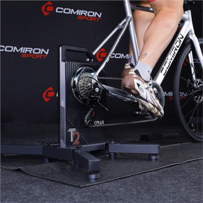 Велотренажер велостанок CYCPLUS TRAINER T2 интерактивный, с прямым приводом, складная конструкция X-type