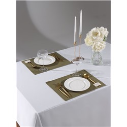 Набор салфеток «Этель» Kitchen, 30×40 см - 2 шт., 100% хлопок, саржа 220 г/м², зелёный