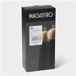 Набор мельниц для специй Magistro Ollander, 2 шт., 27 см, чёрный