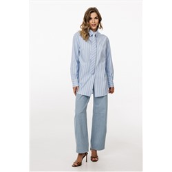 Галстук EOLA 0062 голубой_полоска