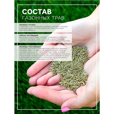 Газонная травосмесь "Гринкипер", "Зимостойкая", 1 кг