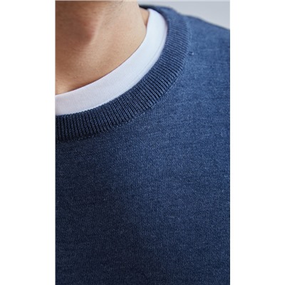 Джемпер F021-15-01 d.blue melange