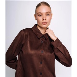 Рубашка #БШ2929, шоколадный