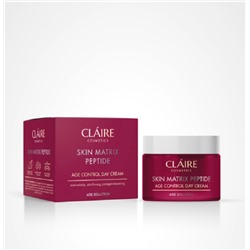 Claire cosmetics SKIN MATRIX PEPTIDE Крем для лица дневной омолаживающий Пептидный комплекс 50мл