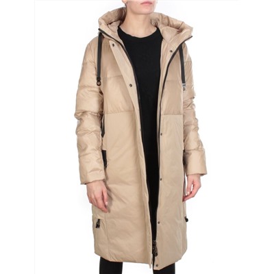 2211 BEIGE Пальто зимнее женское LYDIA (200 гр. холлофайбер)
