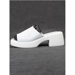 08-PED206-2 WHITE Босоножки женские (натуральная кожа)