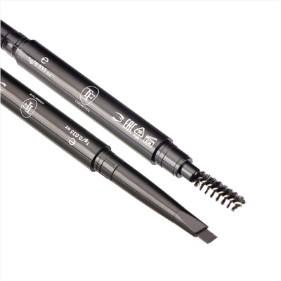 Триумф tf Карандаш для бровей механический со щёточкой Brow academy 301 черный б. упак. 14255 Э