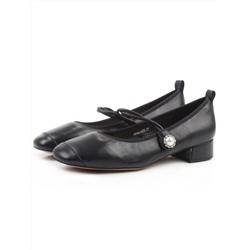 06-B69A-121A BLACK Туфли женские (натуральная кожа)